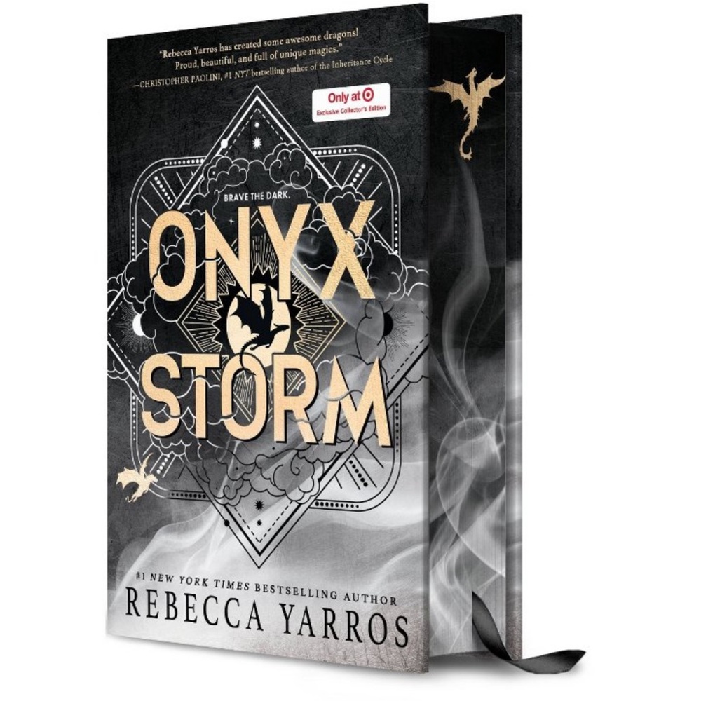 Rebecca Yarros Onyx Storm Target Exclusive Book